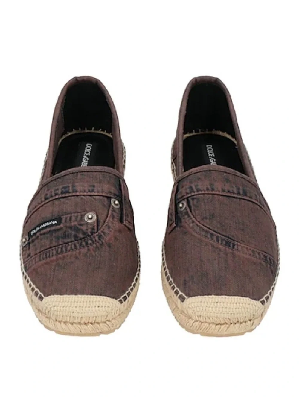 Dolce & Gabbana Men's Espadrille Flats, Size 42 (Made in Spain) New w/ Dust Bags